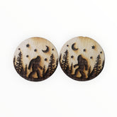 29mm Wood Burned Cabs Sasquatch